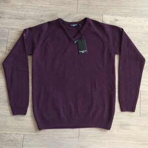 100% Lambswool Sweater NWT Sz M Men - XL Women